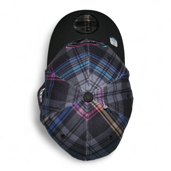 New Era Los Angeles Rams Crucial Catch 39THIRTY Flex Fit Hat Size M/L Plaid NWT - Picture 4 of 10